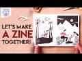 Hey Guys! In today's video, learn how to make a Zine with me at home! This parti