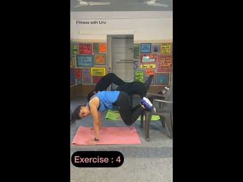 Tone your body with amazing chair workout at home.