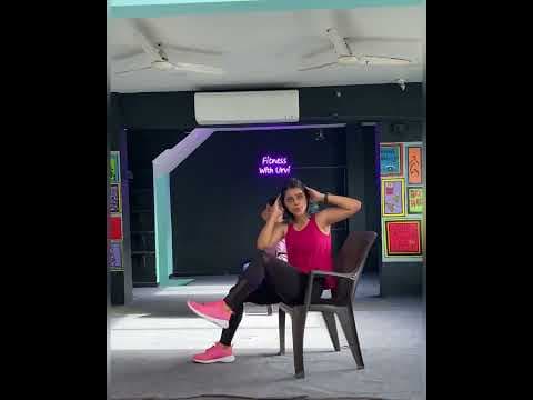 Easy tonning exercise with Chair. Home workout . Full video coming soon