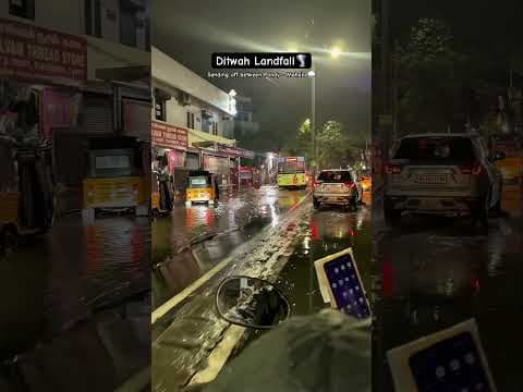 Extreme rainfall Dec 3rd Night🌪️🌧️💨 #cycloneditwah #chennairains #chennaiflood