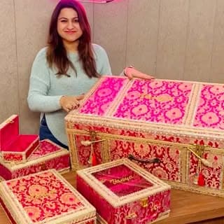 The Art Box:Wedding Trousseau|Makeup &Jewel Box|Lehenga Trunk🇮🇳